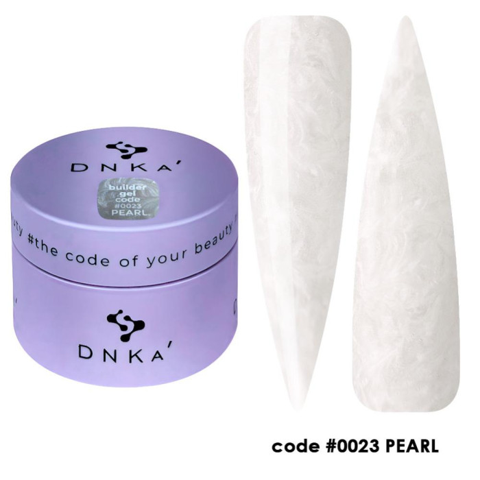 DNKa Builder Gel №23 Pearl - гель конструирующий,  теплый молочный, 30 мл