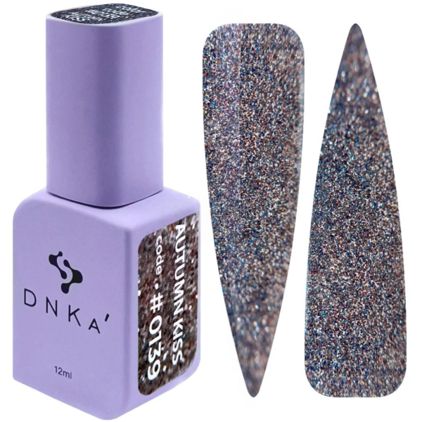Гель-лак світловідбивний DNKa Gel Polish Autumn Kiss #0139, бузковий, 12 мл