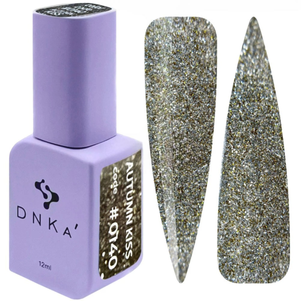 Гель-лак світловідбивний DNKa Gel Polish Autumn Kiss #0140, бежевий, 12 мл