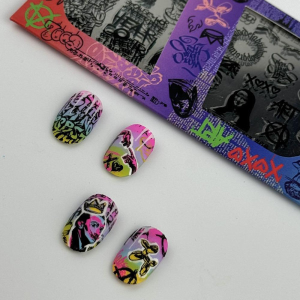 Пластина для стемпинга RichColor Exclusive by tinka_nails_ua №06, стиль