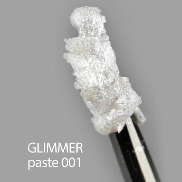 Паста для дизайну ART Glimmer Paste №001, перлинно біла, 5 мл