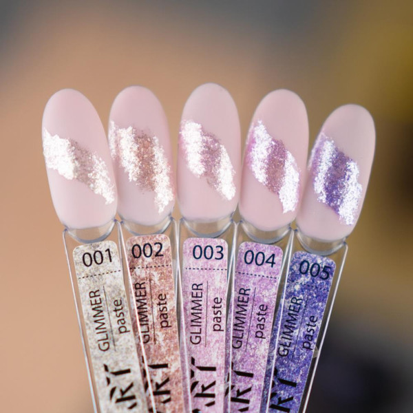 Паста для дизайну ART Glimmer Paste №001, перлинно біла, 5 мл