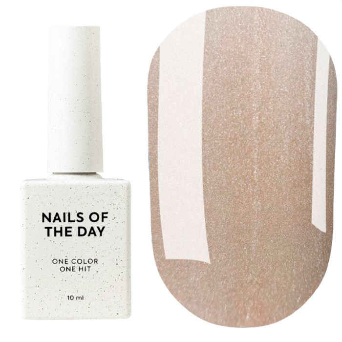 Гель-лак кошачий глаз NAILSOFTHEDAY Korean cat eye №09, фарфоровый жемчуг, 10 мл