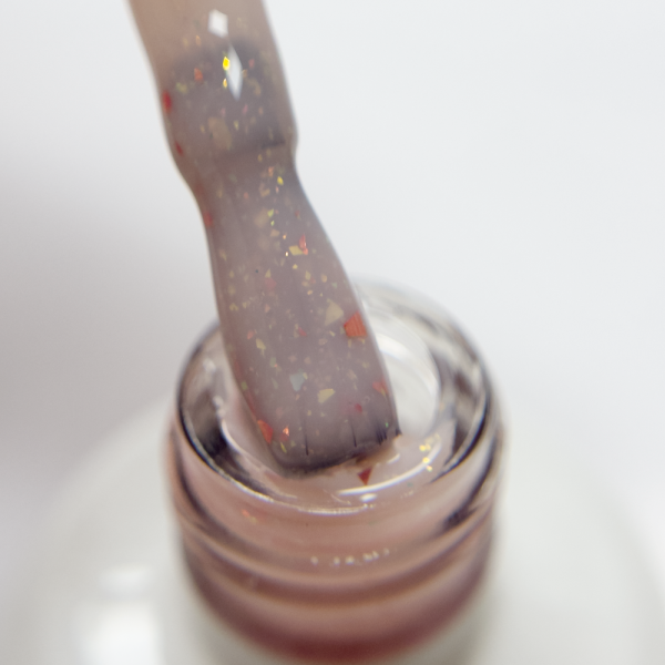 Crooz YUKI Liquid Polygel №05 - рідкий полігель, ніжно-персиковий з пластівцями юки, 15 мл