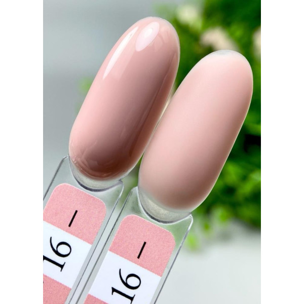 Crooz Liquid Polygel №16 - рідкий полігель, рожево-бежевий, 15 мл
