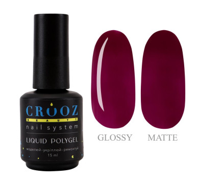 Crooz Liquid Polygel №17 - рідкий полігель, винний, 15 мл