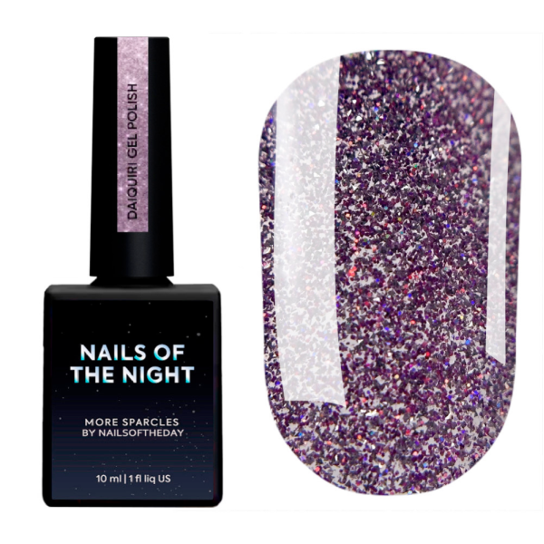 Гель-лак світловідбивний NAILSOFTHEDAY Daiquiri, фіолетовий, 10 мл