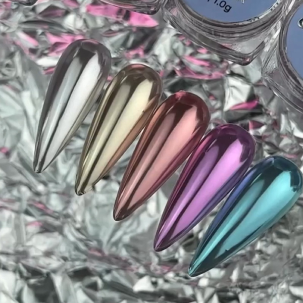 Втирка Oxxi Mirror Powder № 02, золотая, 1 г