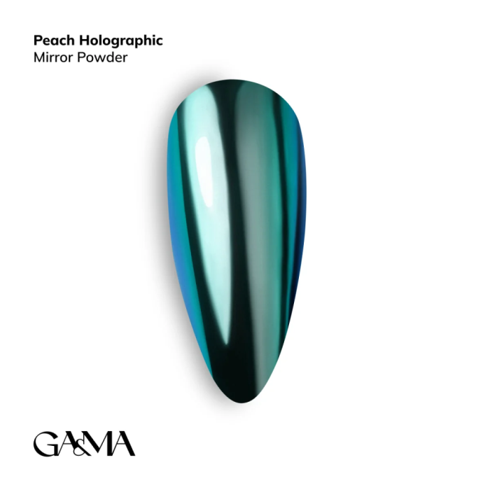 Втирка GA&MA Mirror Powder Peach Holographic - піч голографік, 0,3г