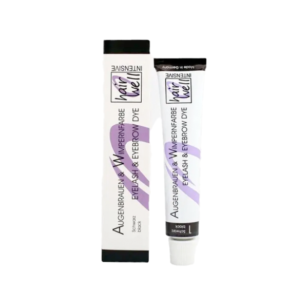 Hair Well фарба для вій та брів №1 - чорна (Black), 20 мл