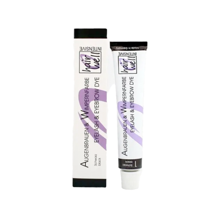 Hair Well фарба для вій та брів №1 - чорна (Black), 20 мл