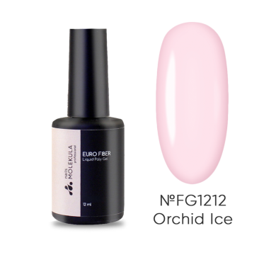 Molekula Euro Fiber Gel FG1212 Orchid Ice - рідкий полігель, холодна орхідея, 12 мл