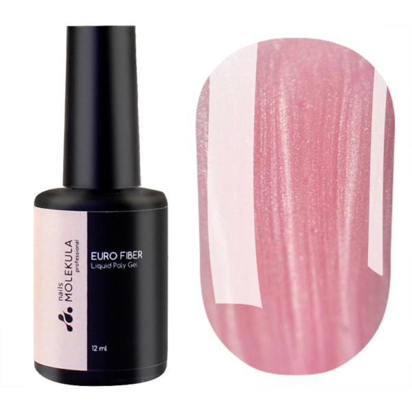 Molekula Euro Fiber Gel № W03 Incredible Amber - жидкий полигель, невероятный янтарь, 12 мл