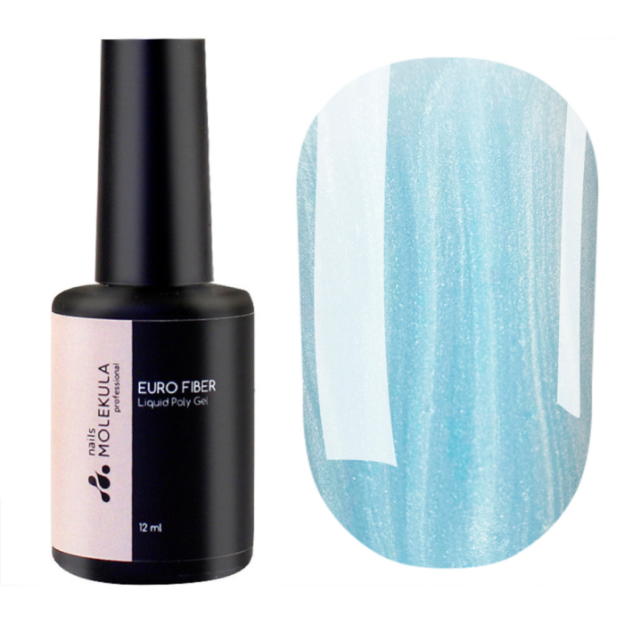 Molekula Euro Fiber Gel № W04 Sea Breeze - рідкий полігель, морський бриз, 12 мл