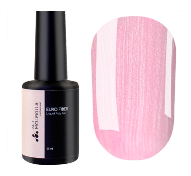 Molekula Euro Fiber Gel № W07 Bright Topaz - рідкий полігель, яскравий топаз, 12 мл