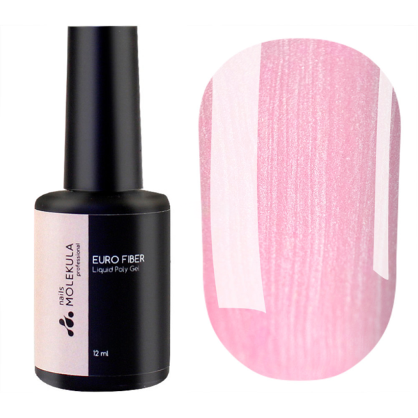 Molekula Euro Fiber Gel № W07 Bright Topaz - жидкий полигель, яркий топаз, 12 мл