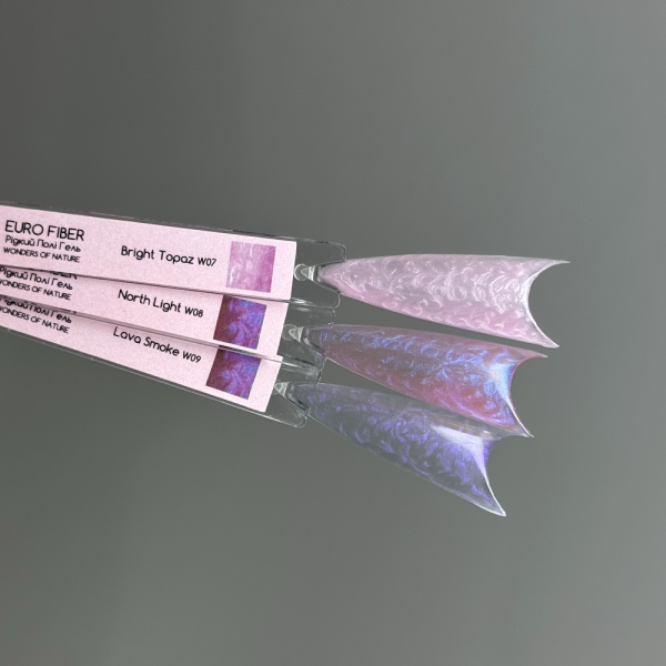 Molekula Euro Fiber Gel № W07 Bright Topaz - жидкий полигель, яркий топаз, 12 мл