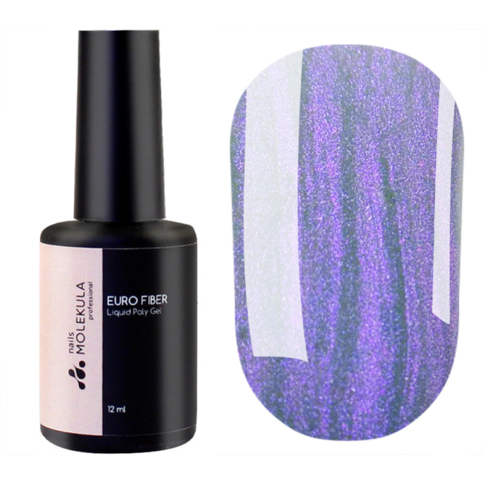 Molekula Euro Fiber Gel № W09 Lava Smoke - рідкий полігель, лавовий дим, 12 мл