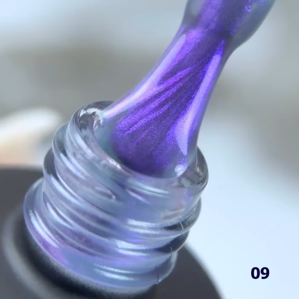 Molekula Euro Fiber Gel № W09 Lava Smoke - рідкий полігель, лавовий дим, 12 мл