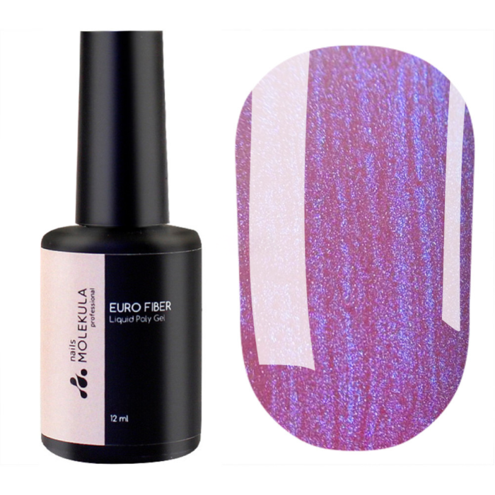 Molekula Euro Fiber Gel № W10 Astral Night - рідкий полігель, астральна ніч, 12 мл