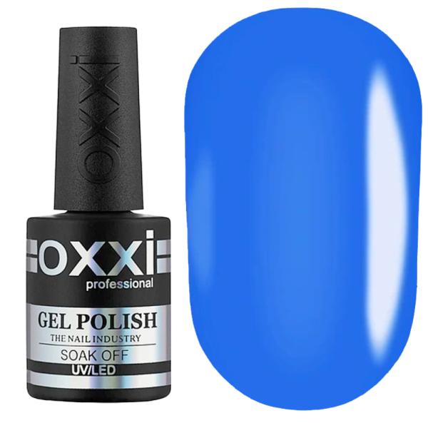 Гель-лак вітражний Oxxi Professional Crystal Glass №02, синій, 10 мл