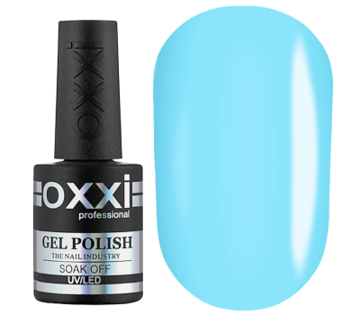Гель-лак вітражний Oxxi Professional Crystal Glass №05, блакитний, 10 мл