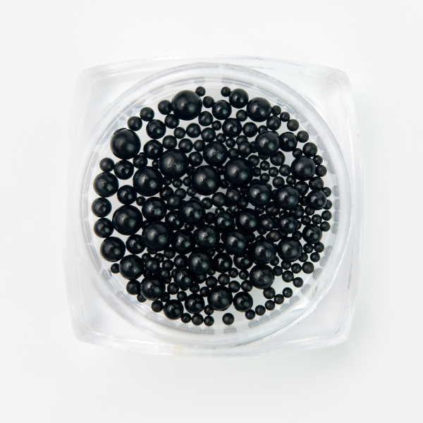 Бульонки для декора Puffy Dot Siller BLACK, 5 г