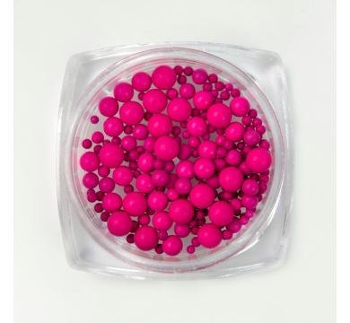 Бульйонки для декору Puffy Dot Siller DARK PINK, 5 г