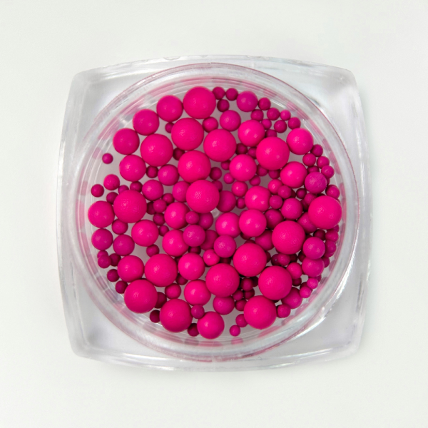 Бульйонки для декору Puffy Dot Siller DARK PINK, 5 г