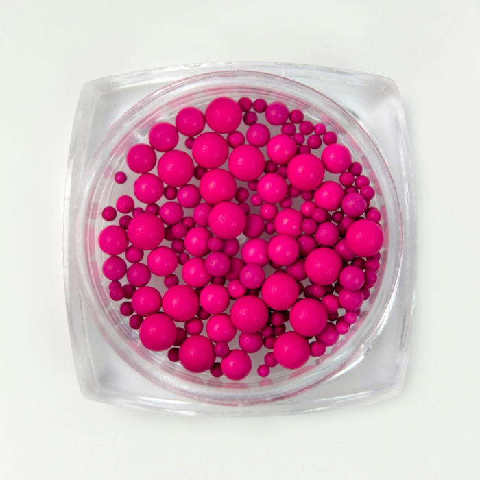 Бульйонки для декору Puffy Dot Siller DARK PINK, 5 г