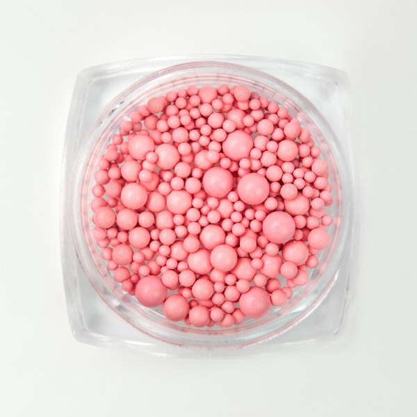Бульйонки для декору Puffy Dot Siller PINK, 5 г