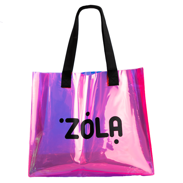ZOLA сумка-шоппер, розовый голографик