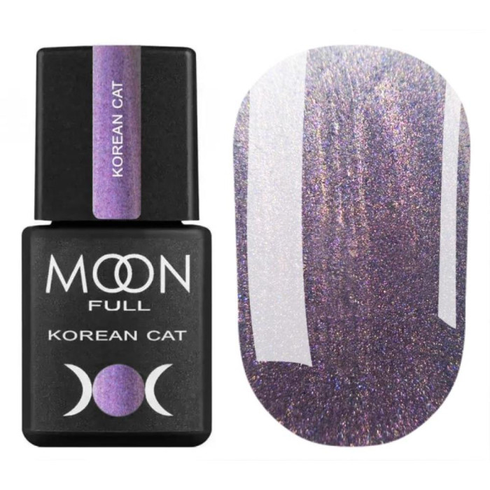 Гель-лак котяче око Moon Full Korean Cat №05, лавандовий шарм, 8 мл