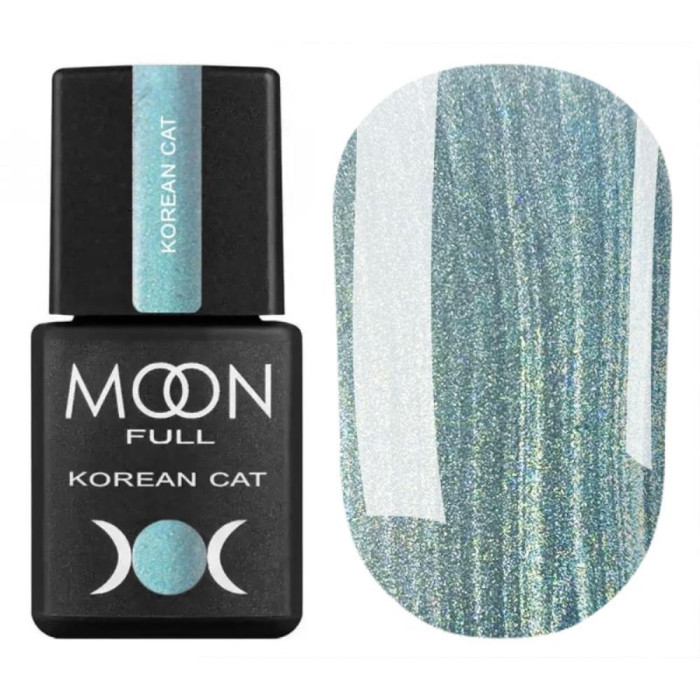 Гель-лак котяче око Moon Full Korean Cat №07, аквамариновий бриз, 8 мл