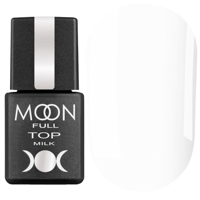 MOON Full Milk Top - полупрозрачный молочный топ, 8 мл