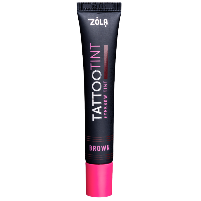 ZOLA Tattoo Tint Brown - краска для бровей и ресниц, коричневая, 15 мл