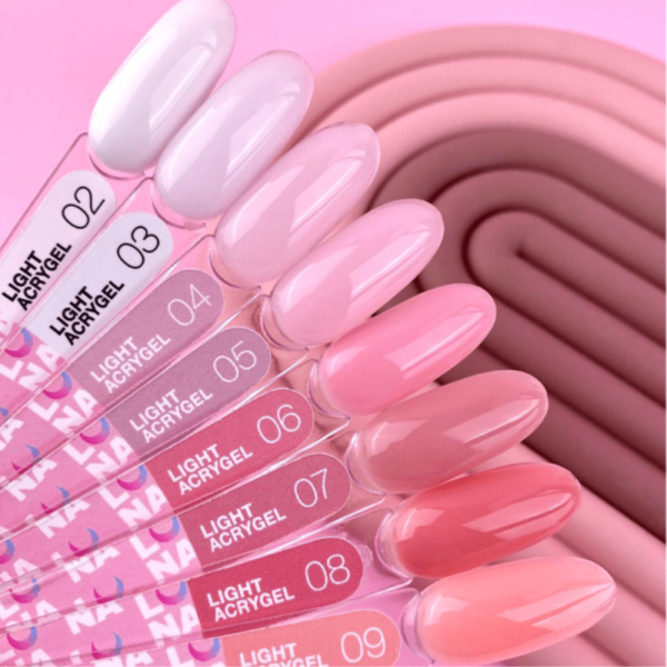 Рідкий акрил-гель LUNA Light Acrygel №03, молочний, 30 мл