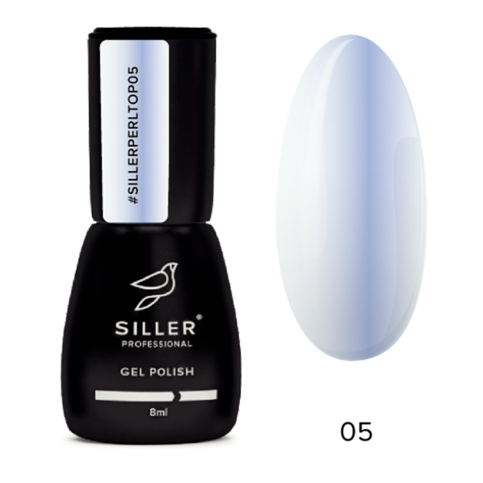 Siller Perl Top №05 - топ з ефектом втирки, перлинний з фіолетовим відливом, 8 мл