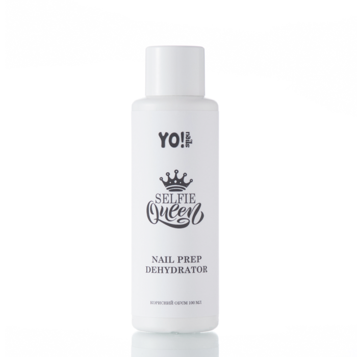 Yo!Nails Selfie Queen Nail Prep Dehydrator - обезжириватель, дегидратор для ногтей, 100 мл