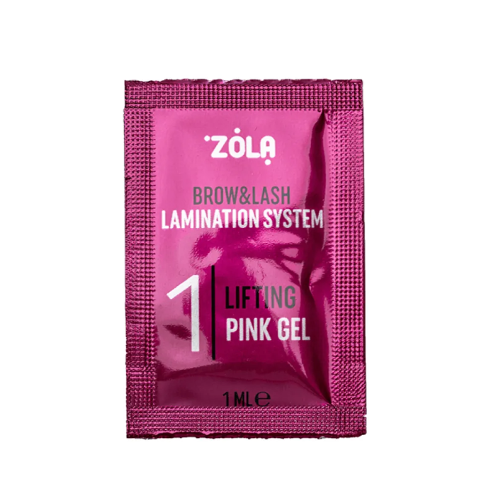 ZOLA склад №1 для ламінування Lifting Pink Gel у саше, 1 мл
