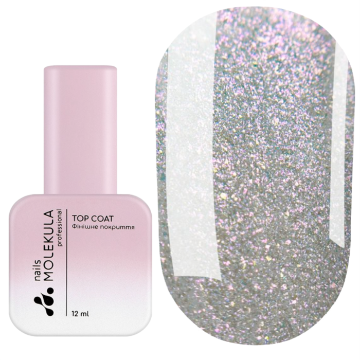 Molekula Sparkle Top Stick ST251 - топ без липкого шару, хвіст русалки, рожевий, 12 мл