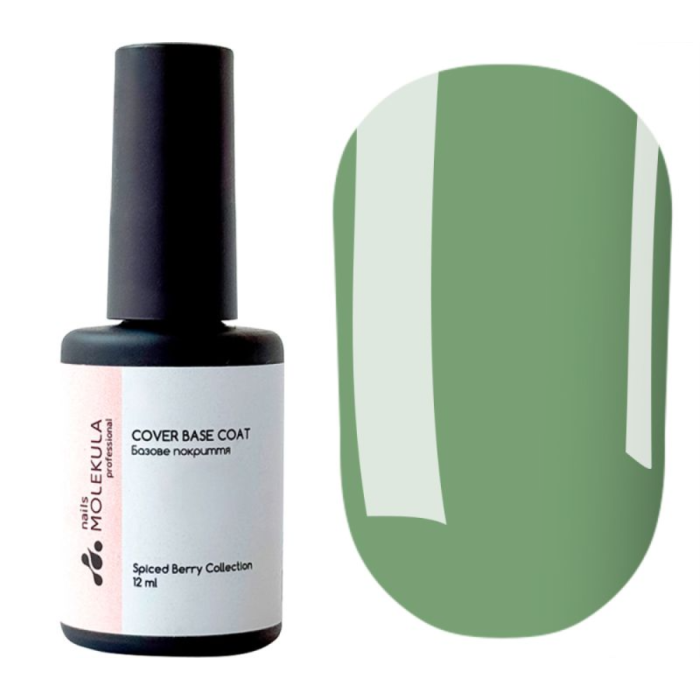 База камуфлирующая Molekula Cover Base Spiced Berry Collection SP10, песто, 12 мл