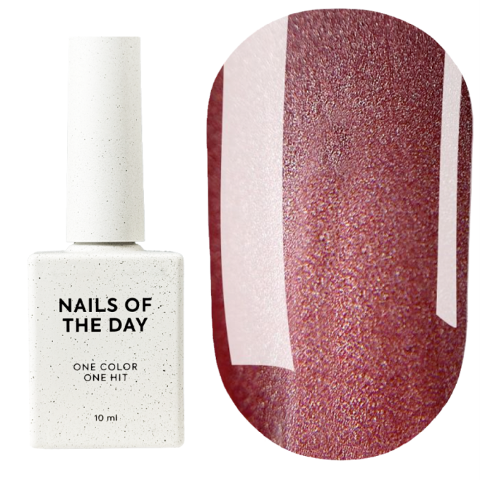 Гель-лак кошачий глаз NAILSOFTHEDAY Korean cat eye №14, красный, 10 мл