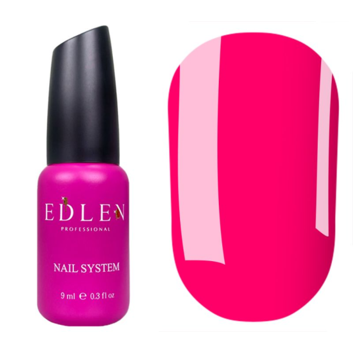 База неонова Edlen Cover Base Neon №45, рожевий неоновий, 9 мл