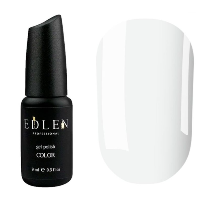 Гель-лак Edlen Color №001, белый, 9 мл