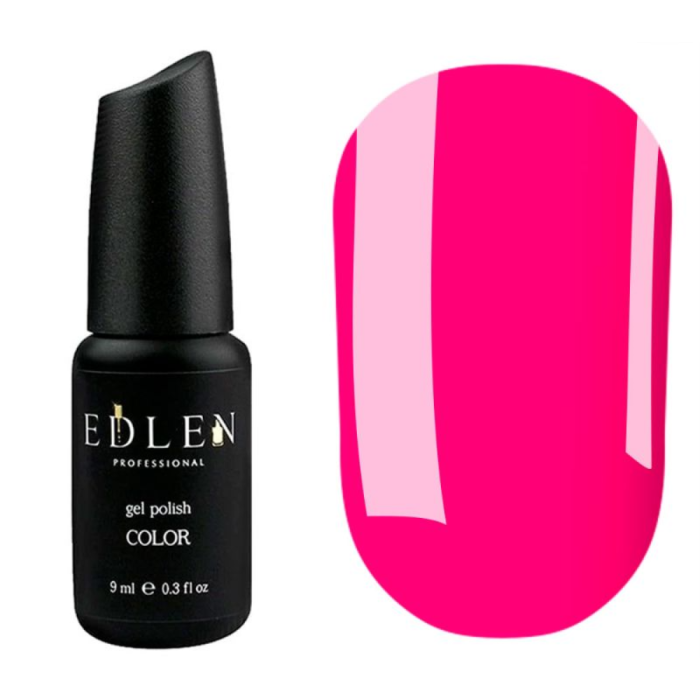 Гель-лак Edlen Color №015, малиново-рожевий, 9 мл