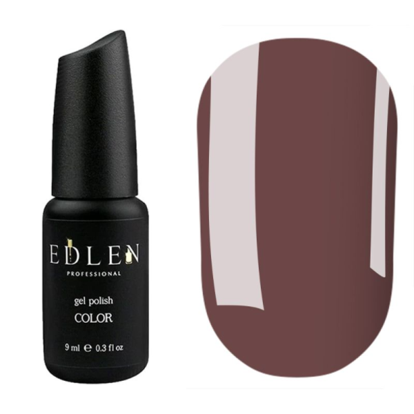 Гель-лак Edlen Color №025, молочний шоколад, 9 мл