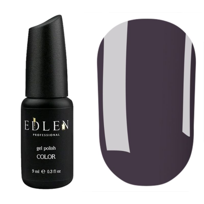 Гель-лак Edlen Color №032, сливово-сірий, 9 мл