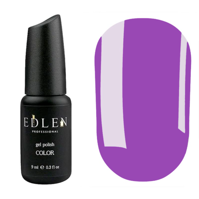 Гель-лак Edlen Color №044, насичений фіолетовий, 9 мл