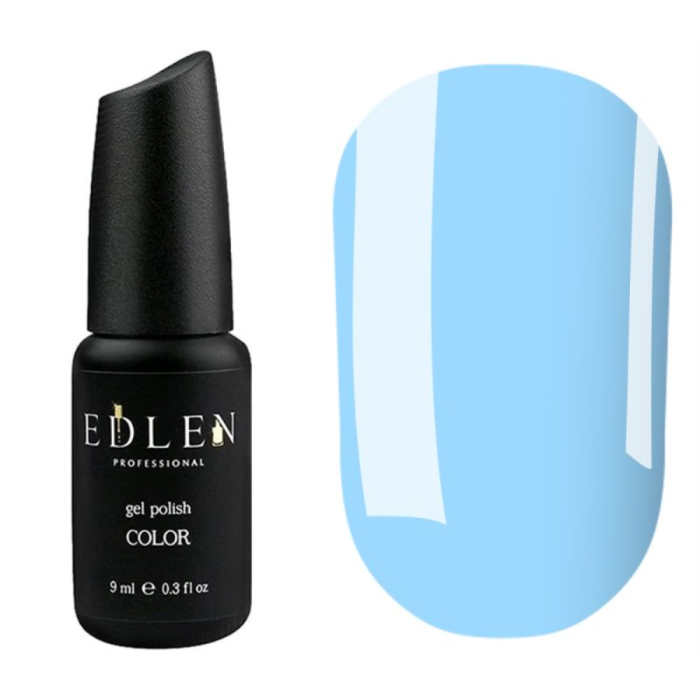 Гель-лак Edlen Color №047, блакитний, 9 мл